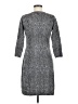 AB Studio Chevron-herringbone Gray Casual Dress Size M - photo 2