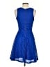 Express 100% Polyester Blue Cocktail Dress Size S - photo 2