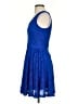 Express 100% Polyester Blue Cocktail Dress Size S - photo 5