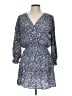 Rails Print Blue Casual Dress Size L - photo 1