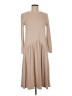 Zara Basic Solid Tan Casual Dress Size M - photo 1
