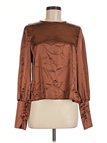 Allegra K Long Sleeve Blouse (view 1)