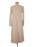 Zara Basic Solid Tan Casual Dress Size M - photo 2