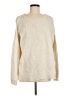 J.Jill 100% Cotton Solid Ivory Pullover Sweater Size M - photo 1