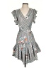 Slate & Willow 100% Polyester Floral Gray Casual Dress Size XS - photo 1
