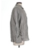Zara Solid Gray Long Sleeve Button-Down Shirt Size L - photo 4