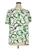 Links Green Short Sleeve Blouse Size XL - photo 1