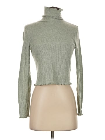 Madewell Cropped Long-Sleeve Turtleneck Tee (view 1)