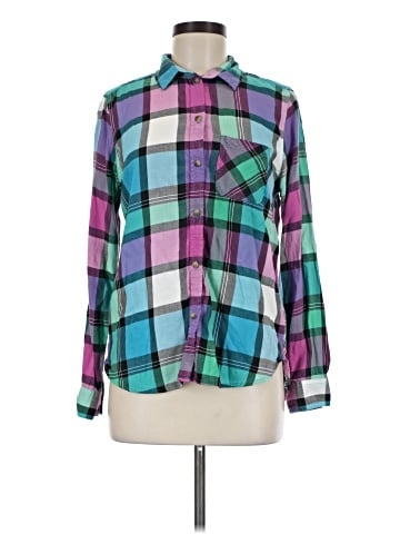 American Eagle Outfitters Long Sleeve Button-Down Shirt (view 1)