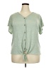 Weatherproof Green Short Sleeve Top Size XXL - photo 1