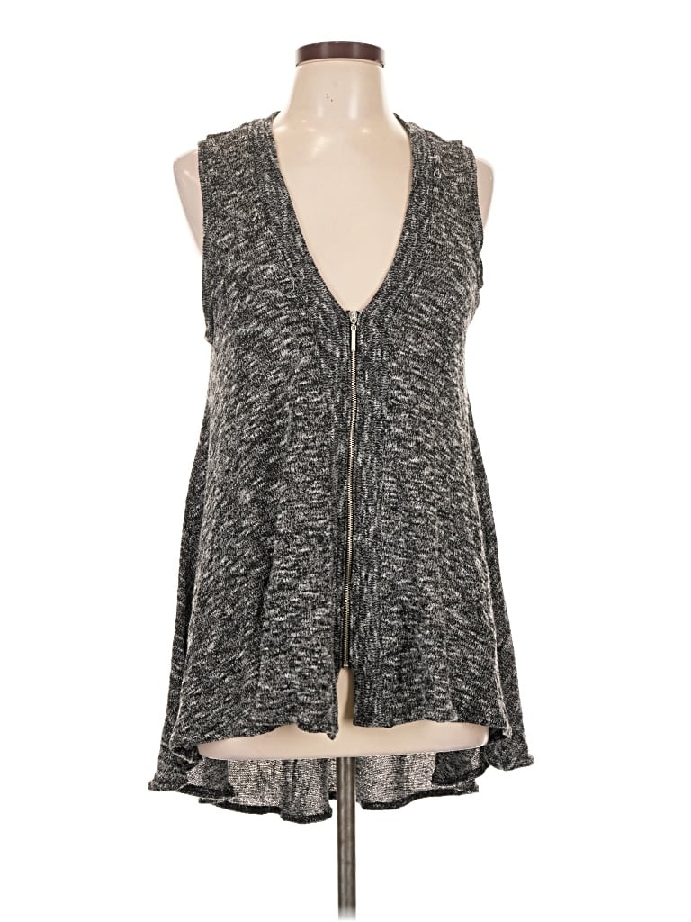 Pre-owned Comfy Usa Cardigan Sweater In Gray