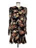 Veronica Beard 100% Silk Floral Black Cocktail Dress Size 8 - photo 1