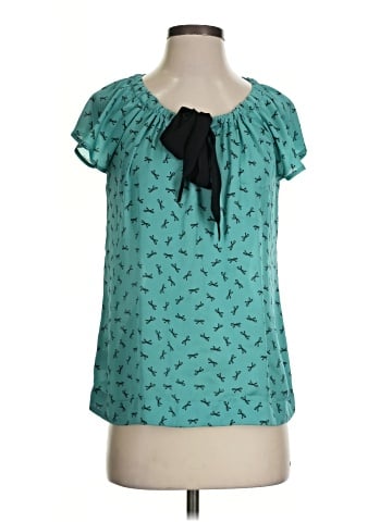 Ann Taylor LOFT Short Sleeve Blouse (view 1)