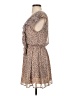 Honey Punch 100% Polyester Animal Print Tan Cocktail Dress Size S - photo 5