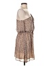 Honey Punch 100% Polyester Animal Print Tan Cocktail Dress Size S - photo 4