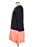 J.Crew Color Block Orange Casual Dress Size L - photo 5