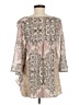 Staring at Stars Tan 3/4 Sleeve Blouse Size M - photo 2