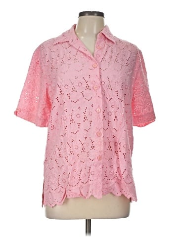 Draper's & Damon's Short Sleeve Blouse (view 1)