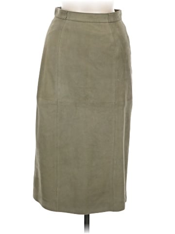 Loewe Suede Midi Skirt (view 1)