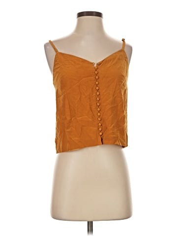 Madewell Sleeveless Silk Top (view 1)