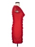 Express 100% Polyester Red Cocktail Dress Size S - photo 4