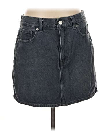 Madewell Denim Mini Skirt in Hodgeman Wash (view 1)