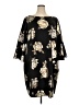Jessica Howard Print Black Cocktail Dress Size 22 - photo 1
