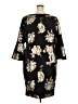 Jessica Howard Print Black Cocktail Dress Size 22 - photo 2