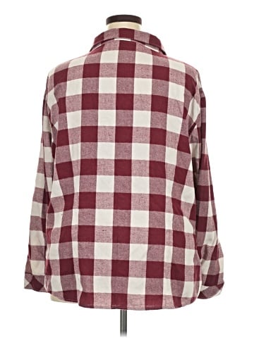 Unbranded Long Sleeve Button-Down Shirt (view 2)