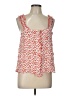 Topshop 100% Viscose Red Sleeveless Blouse Size 10 - photo 1