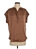 Vince. Brown Short Sleeve Henley Size XS - photo 1