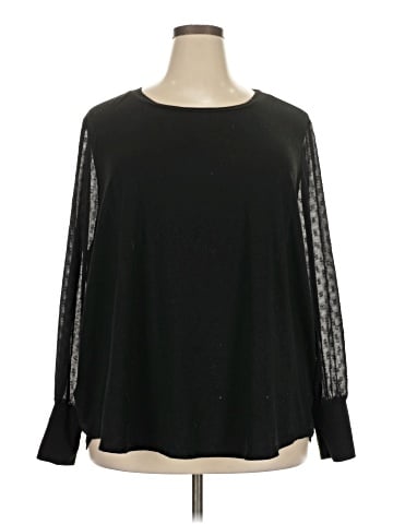 Skies Are Blue Long Sleeve Blouse (view 1)