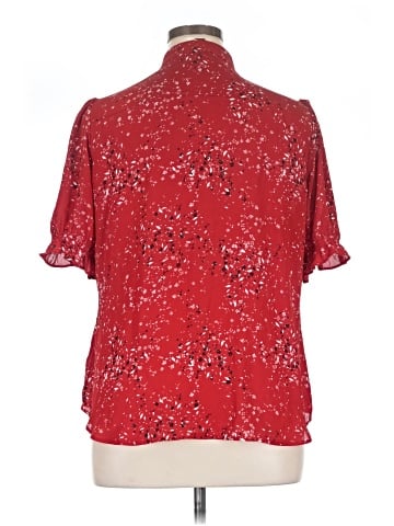 Worthington Short Sleeve Blouse (view 2)