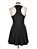 Prince Solid Black Casual Dress Size L - photo 2