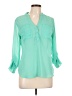 Candie's Teal 3/4 Sleeve Blouse Size L - photo 1