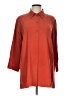 Coldwater Creek Orange 3/4 Sleeve Button-Down Shirt Size L - photo 1