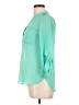 Candie's Teal 3/4 Sleeve Blouse Size L - photo 5