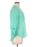 Candie's Teal 3/4 Sleeve Blouse Size L - photo 4
