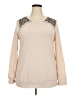 Unbranded Animal Print Tan Pullover Sweater Size XXL - photo 1