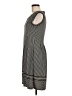 Max Studio Houndstooth Gray Black Casual Dress Size M - photo 5