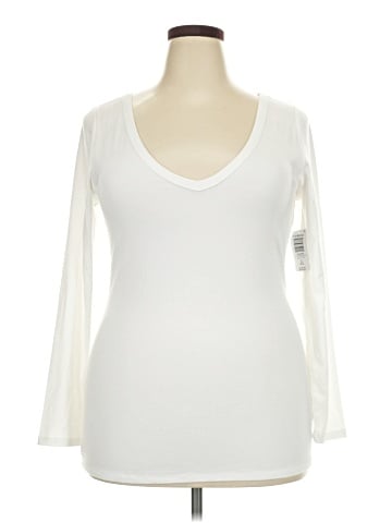 Torrid 3/4 Sleeve T-Shirt (view 1)