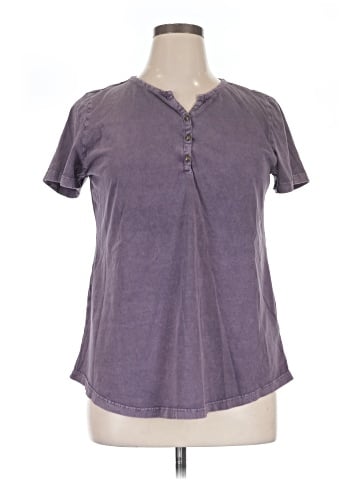 Coldwater Creek Short Sleeve Henley (view 1)