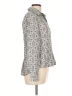 Pendleton 100% Silk Paisley Gray Long Sleeve Silk Top Size 10 - photo 4