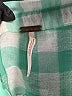 Free People 100% Polyester Checkered-gingham Green Long Sleeve Blouse Size S - photo 7