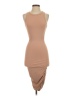 Unbranded Solid Tan Cocktail Dress Size XS - photo 1