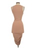Unbranded Solid Tan Cocktail Dress Size XS - photo 2
