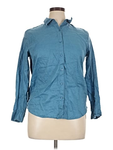 Uniqlo Long Sleeve Button-Down Shirt (view 1)