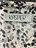Kasper Print Ivory Sleeveless T-Shirt Size L - photo 7