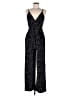 Kaileigh Stars Black Jumpsuit Size M - photo 1