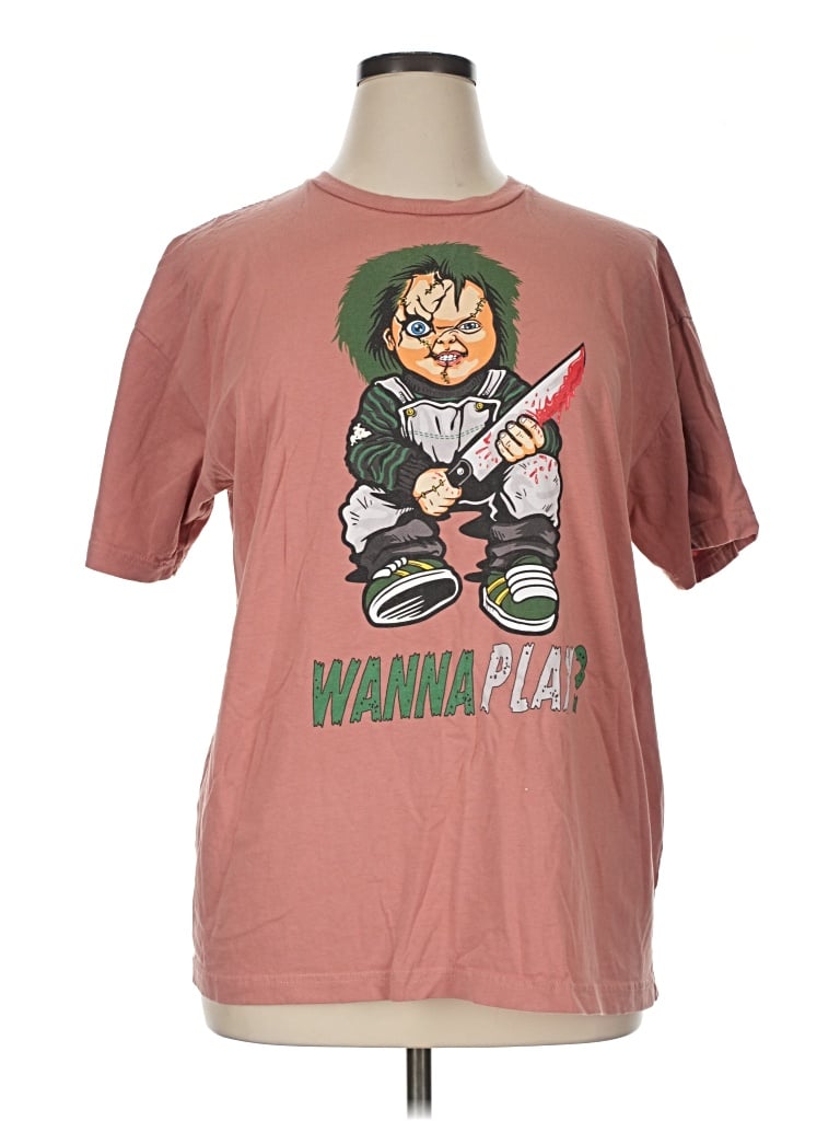 Pre-owned Assorted Brands Short Sleeve T-shirt In Pink